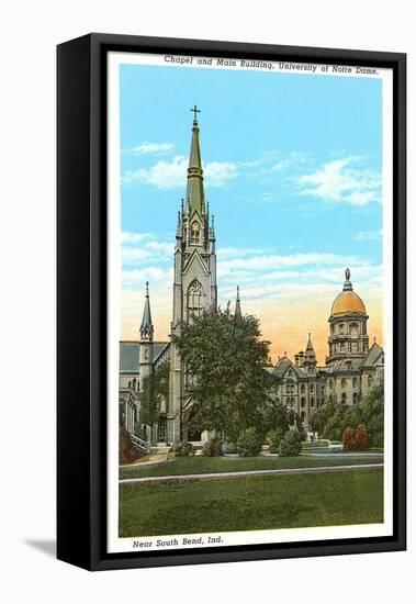 Notre Dame, South Bend, Indiana-null-Framed Stretched Canvas