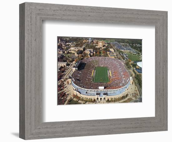 Notre Dame Stadium-Mike Smith-Framed Art Print