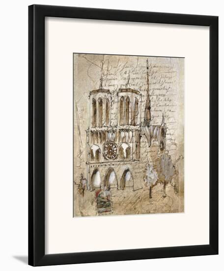 Notre Dame-Elizabeth Jardine-Framed Art Print