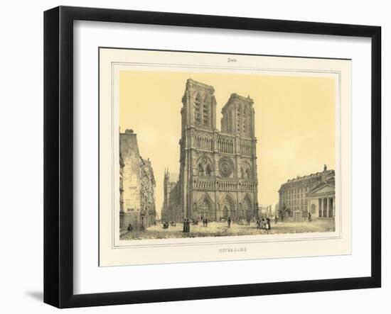 Notre Dame-null-Framed Art Print