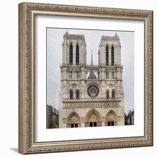 Notre Dame-Tosh-Framed Art Print