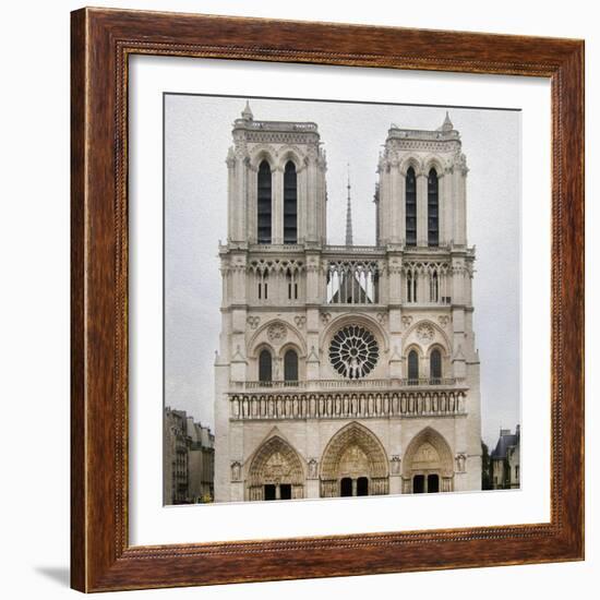 Notre Dame-Tosh-Framed Art Print