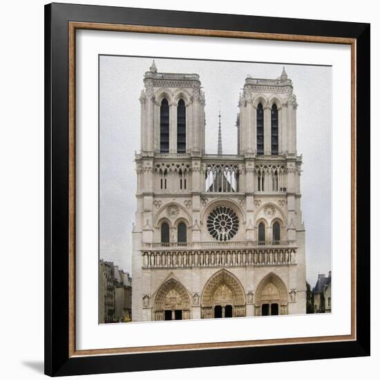Notre Dame-Tosh-Framed Art Print