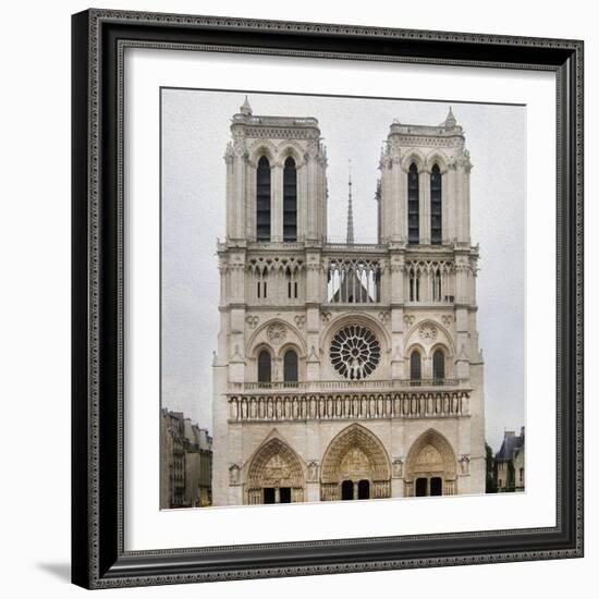 Notre Dame-Tosh-Framed Art Print