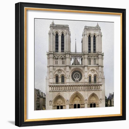 Notre Dame-Tosh-Framed Art Print