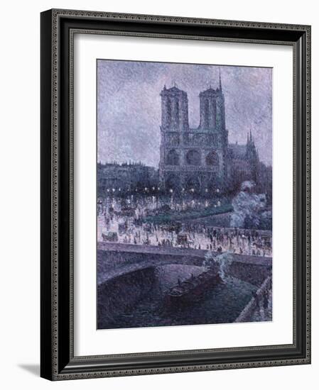 Notre Dame-Maximilien Luce-Framed Giclee Print