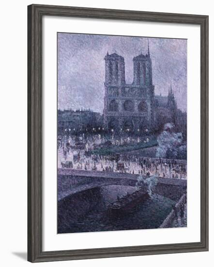 Notre Dame-Maximilien Luce-Framed Giclee Print