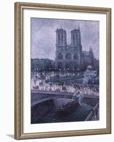 Notre Dame-Maximilien Luce-Framed Giclee Print