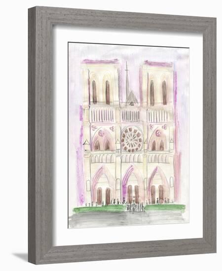 Notre Dame-Cheryl Bartley-Framed Giclee Print