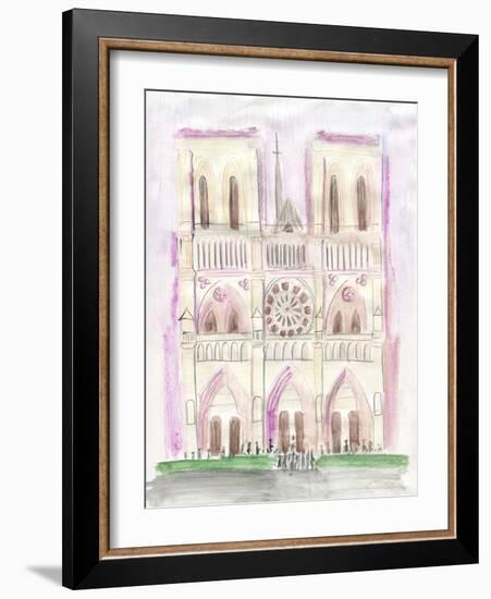 Notre Dame-Cheryl Bartley-Framed Giclee Print