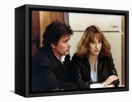 Notre histoire Our Story by Bertrand Blier with Alain Delon and Nathalie Baye, 1984 (photo)-null-Framed Stretched Canvas