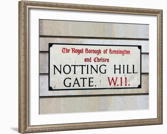 Notting Hill Gate-Joseph Eta-Framed Giclee Print