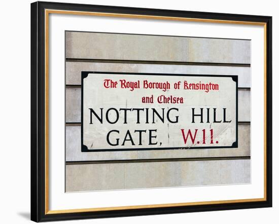 Notting Hill Gate-Joseph Eta-Framed Giclee Print
