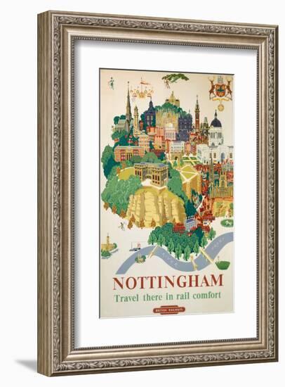 Nottingham, BR, c.1953-null-Framed Art Print