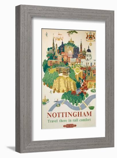 Nottingham, BR, c.1953-null-Framed Art Print