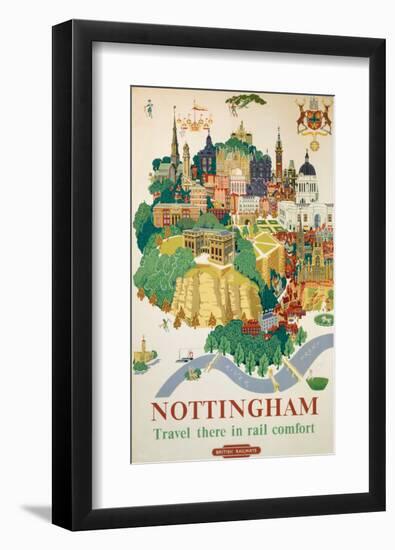 Nottingham, BR, c.1953-null-Framed Art Print