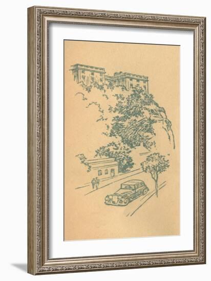 'Nottingham Castle', c1936-Unknown-Framed Giclee Print