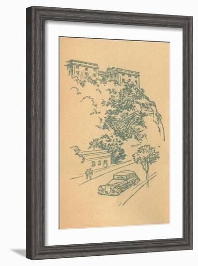 'Nottingham Castle', c1936-Unknown-Framed Giclee Print