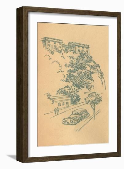 'Nottingham Castle', c1936-Unknown-Framed Giclee Print