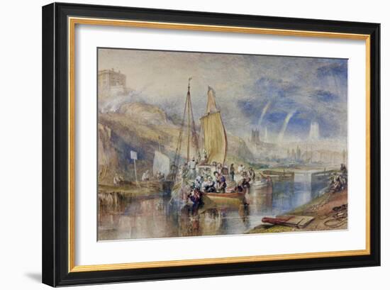 Nottingham-Joseph Mallord William Turner-Framed Giclee Print