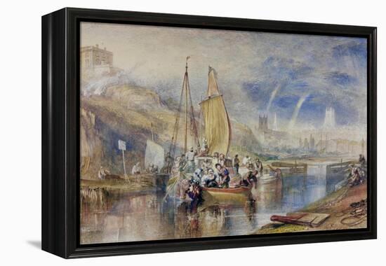 Nottingham-Joseph Mallord William Turner-Framed Premier Image Canvas