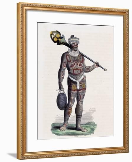 Noukahiwan Man (Oceania)-null-Framed Giclee Print