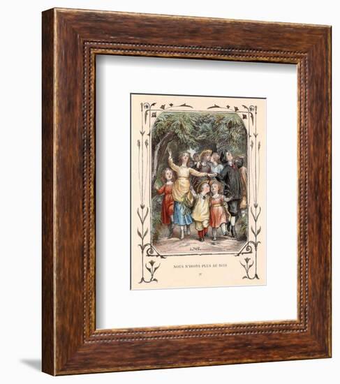 Nous N'irons Plus Au Bois IV-null-Framed Art Print