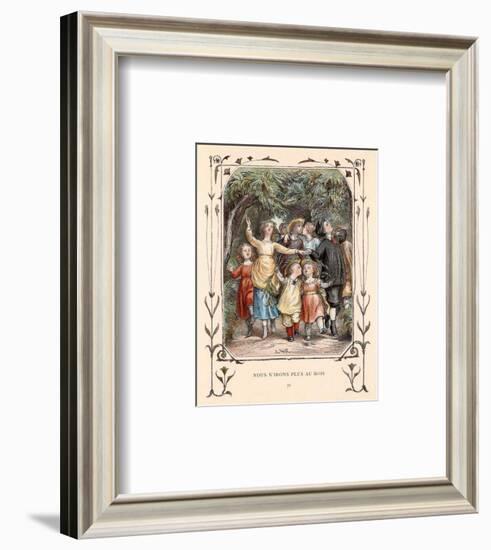 Nous N'irons Plus Au Bois IV-null-Framed Art Print