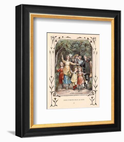 Nous N'irons Plus Au Bois IV-null-Framed Art Print