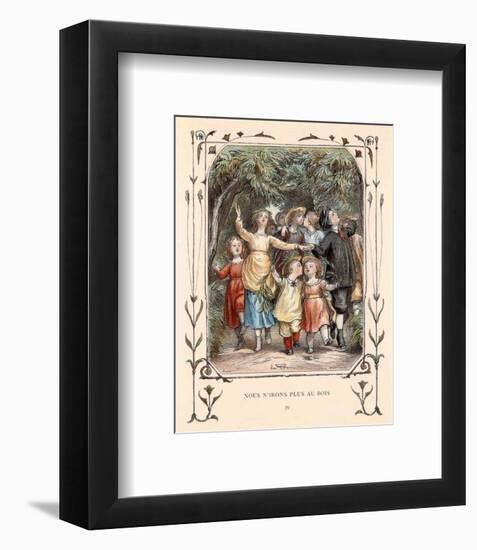 Nous N'irons Plus Au Bois IV-null-Framed Art Print