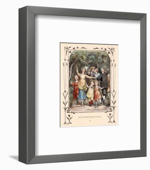 Nous N'irons Plus Au Bois IV-null-Framed Art Print