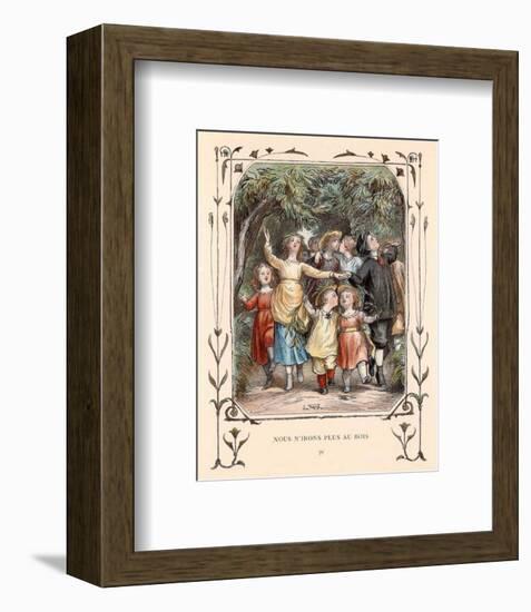 Nous N'irons Plus Au Bois IV-null-Framed Art Print