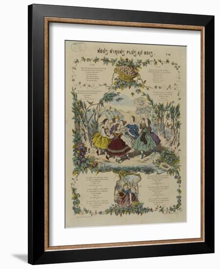 Nous n'irons plus au bois-null-Framed Giclee Print