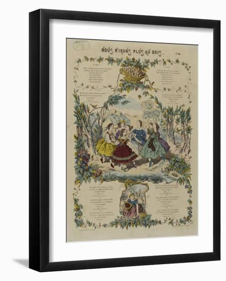 Nous n'irons plus au bois-null-Framed Giclee Print