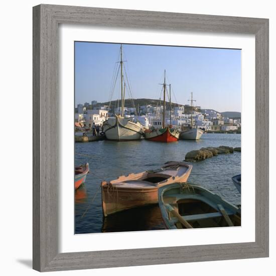 Noussa Harbour in the Evening-CM Dixon-Framed Photographic Print