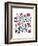 Nouveau Boheme - Folk Art Series No. 1-Kiana Mosley-Framed Art Print