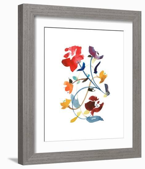 Nouveau Boheme - Folk Art Series No. 2-Kiana Mosley-Framed Giclee Print