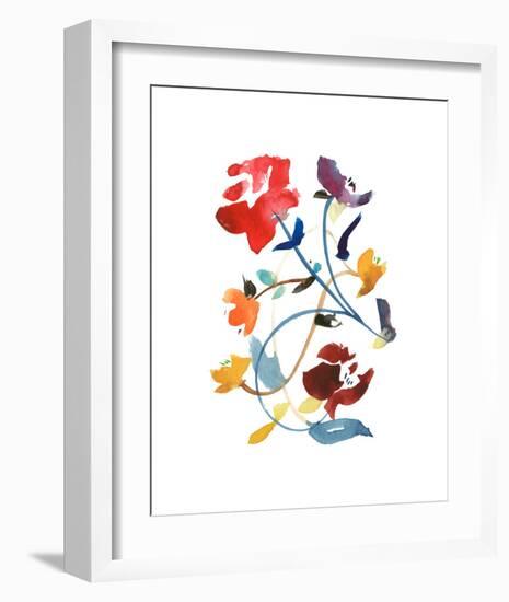 Nouveau Boheme - Folk Art Series No. 2-Kiana Mosley-Framed Giclee Print