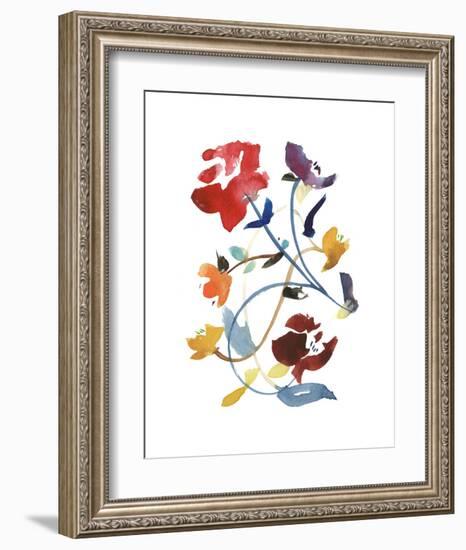 Nouveau Boheme - Folk Art Series No. 2-Kiana Mosley-Framed Art Print