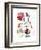 Nouveau Boheme - Folk Art Series No. 2-Kiana Mosley-Framed Art Print