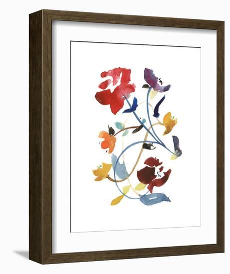 Nouveau Boheme - Folk Art Series No. 2-Kiana Mosley-Framed Art Print