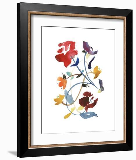 Nouveau Boheme - Folk Art Series No. 2-Kiana Mosley-Framed Art Print