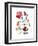 Nouveau Boheme - Folk Art Series No. 2-Kiana Mosley-Framed Art Print