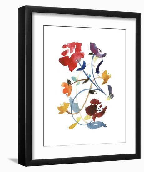 Nouveau Boheme - Folk Art Series No. 2-Kiana Mosley-Framed Art Print