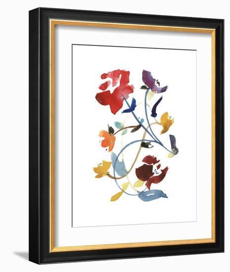 Nouveau Boheme - Folk Art Series No. 2-Kiana Mosley-Framed Art Print