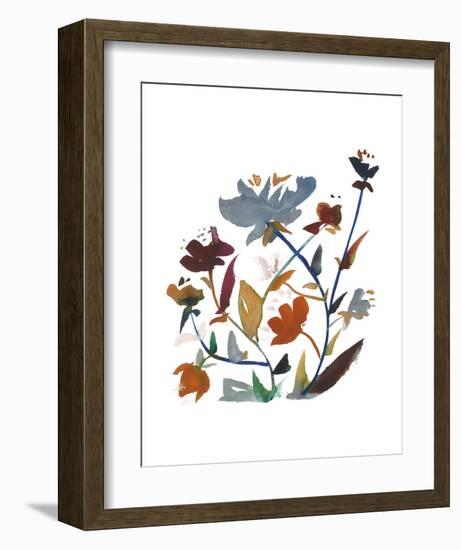 Nouveau Boheme - Folk Art Series No. 3-Kiana Mosley-Framed Art Print