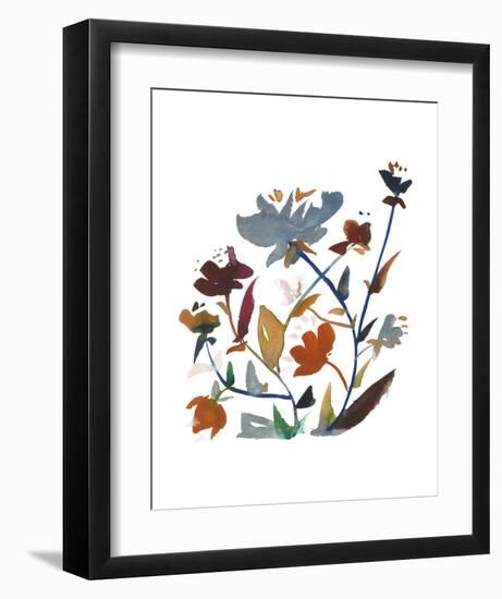 Nouveau Boheme - Folk Art Series No. 3-Kiana Mosley-Framed Art Print