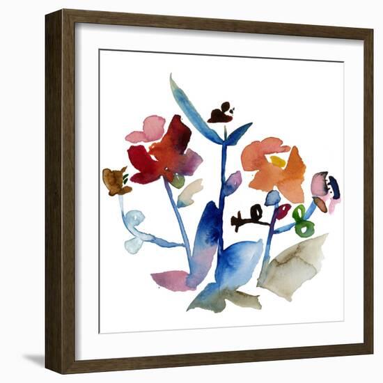 Nouveau Boheme No. 1 - Japanese Garden Series-Kiana Mosley-Framed Art Print