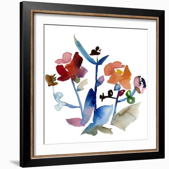 Nouveau Boheme No. 1 - Japanese Garden Series-Kiana Mosley-Framed Art Print