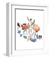 Nouveau Boheme No. 2 - Japanese Garden Series-Kiana Mosley-Framed Art Print
